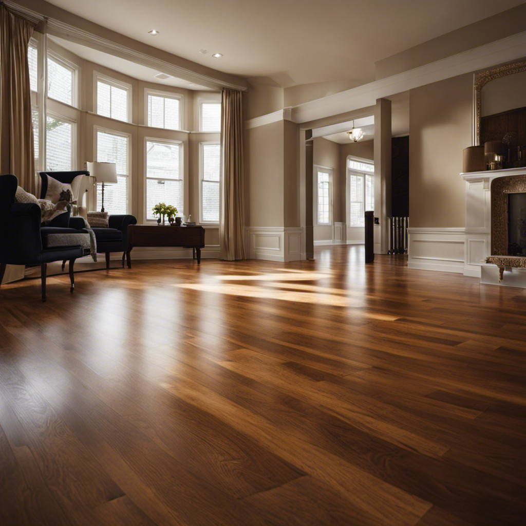 An image showcasing the transformative power of flooring installation and restoration in York homes