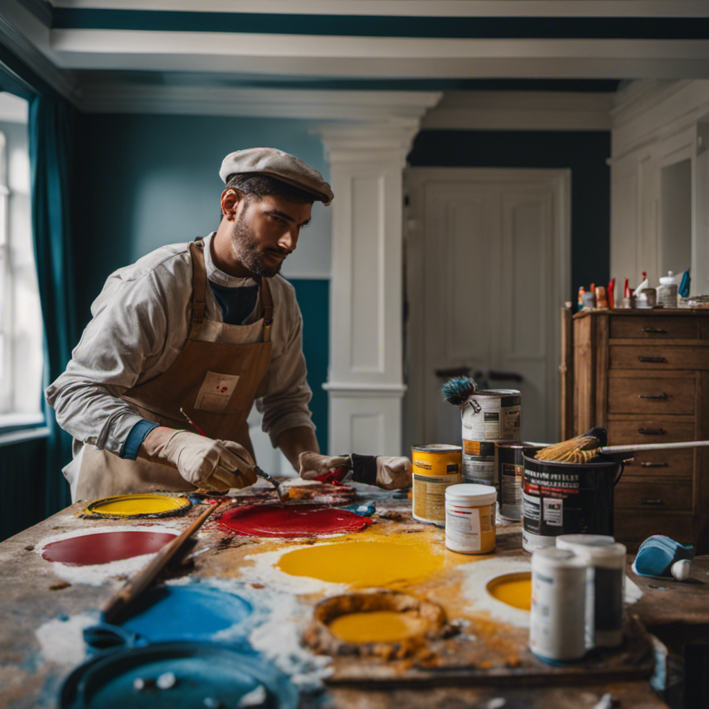 An image showcasing a skilled painter in York, expertly transforming a room with a fresh coat of paint