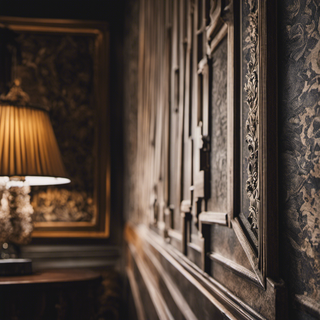 An image capturing a beautifully textured wall treatment within a York home interior