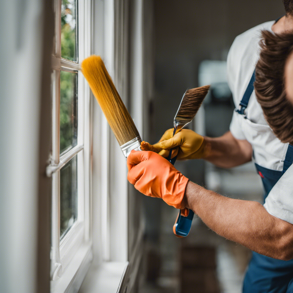 An image showcasing skilled house painters in York transforming a home's interior with precision and expertise