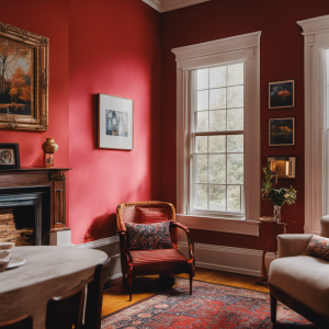 An image showcasing a York home's flawlessly painted walls