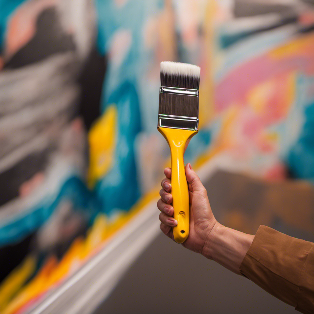 An image capturing a close-up of a roller gliding smoothly over a freshly painted wall, showcasing flawless brush strokes and even coverage