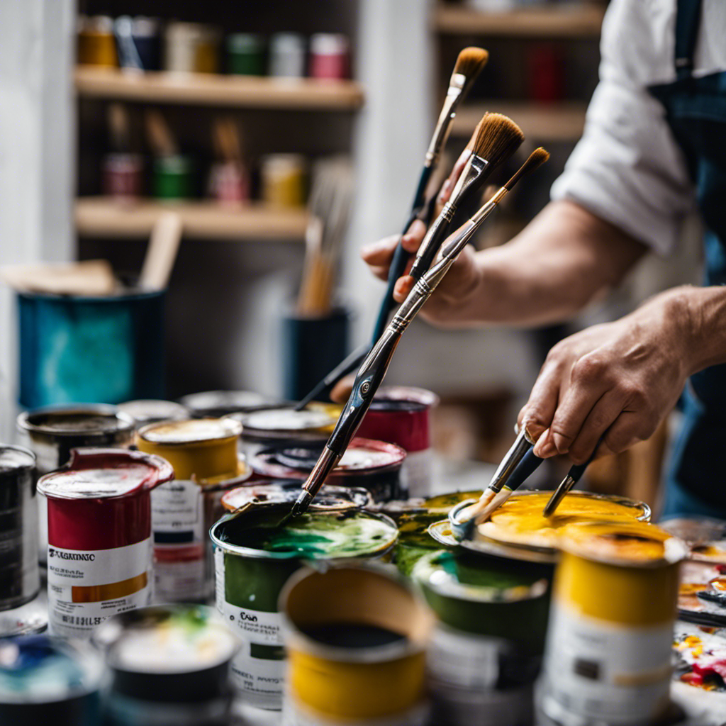 An image showcasing a diverse group of expert painters in York skillfully transforming a room, with their precision brushes and vibrant paint palettes, demonstrating the importance of selecting the best painter for your space