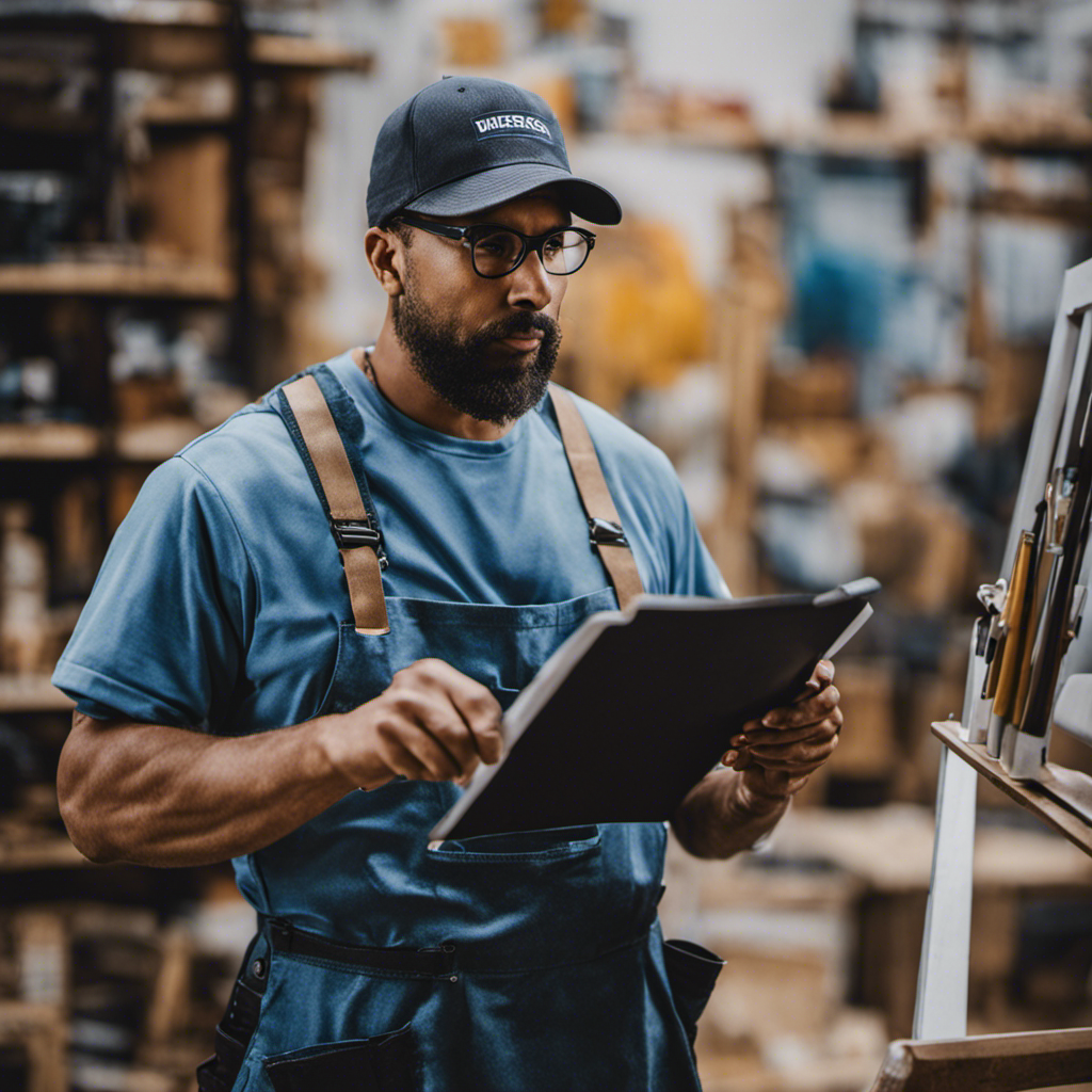 An image showcasing a diverse range of professional painters in York, each holding a clipboard with a personalized quote