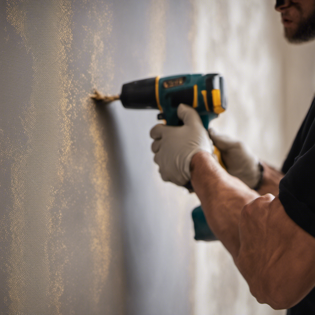 An image capturing the meticulous process of preparing walls for wallpaper installation in York