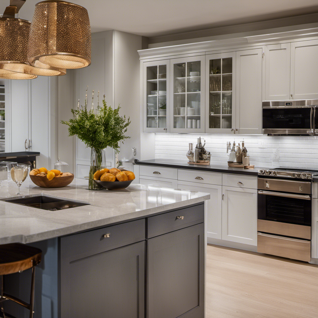 An image showcasing a pair of freshly painted York cabinets, gleaming with a flawless finish