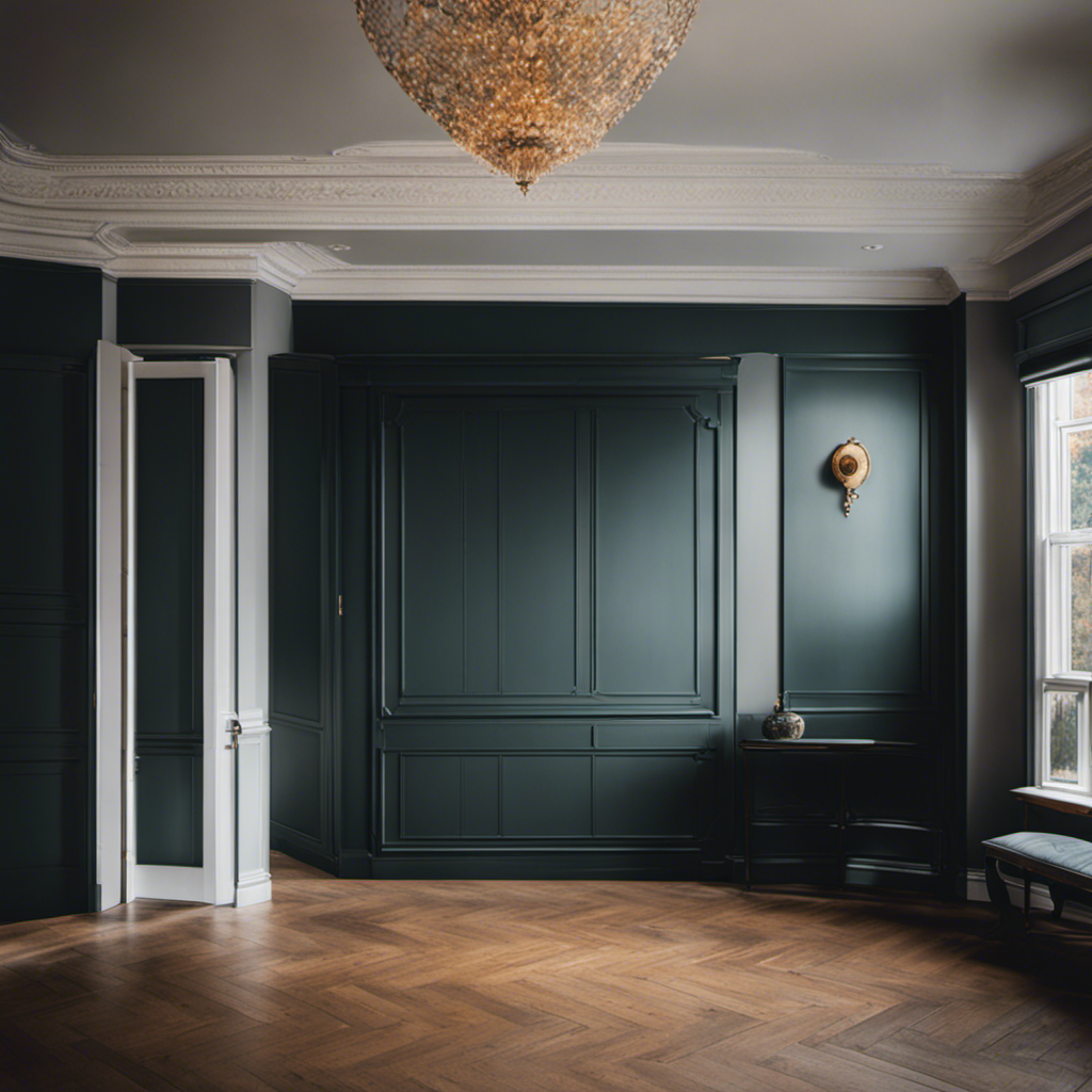 An image showcasing a beautifully painted room transformed by Elite York Painters, capturing the precision and expertise of their services