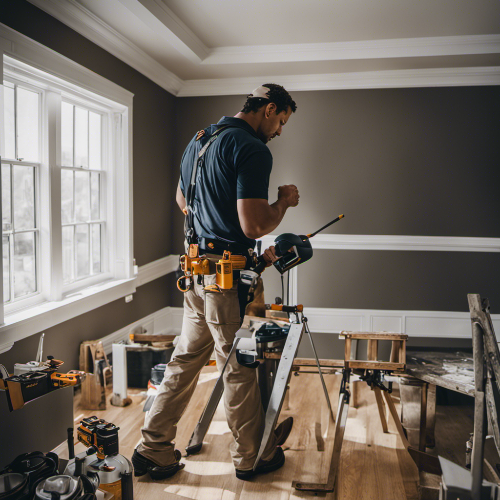 An image showcasing a professional York painting contractor effortlessly finishing a project within the promised timeframe