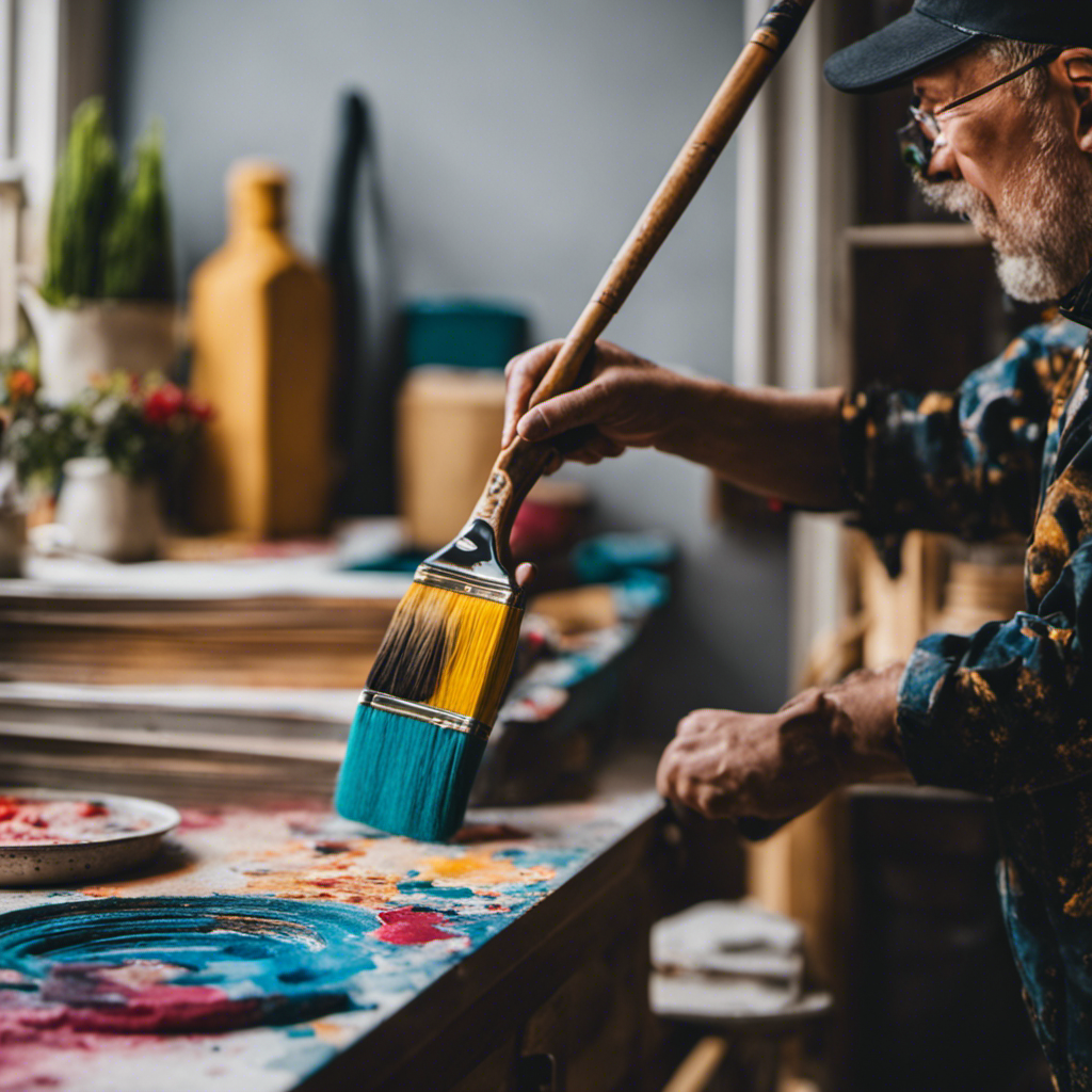 An image showcasing a skilled painter and decorator in York adding a personal touch to a home with intricate decorative finishes