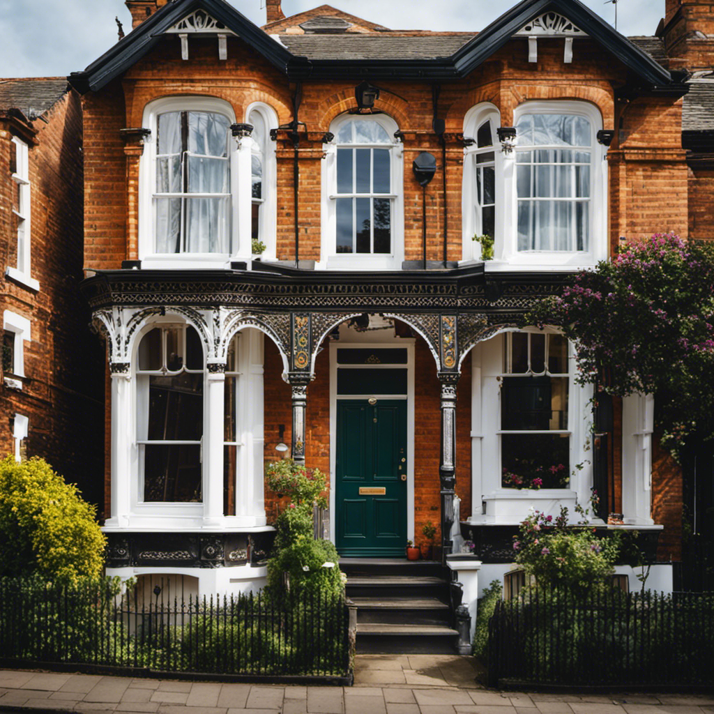 An image showcasing a charming Victorian house in York transformed by a skilled painter and decorator