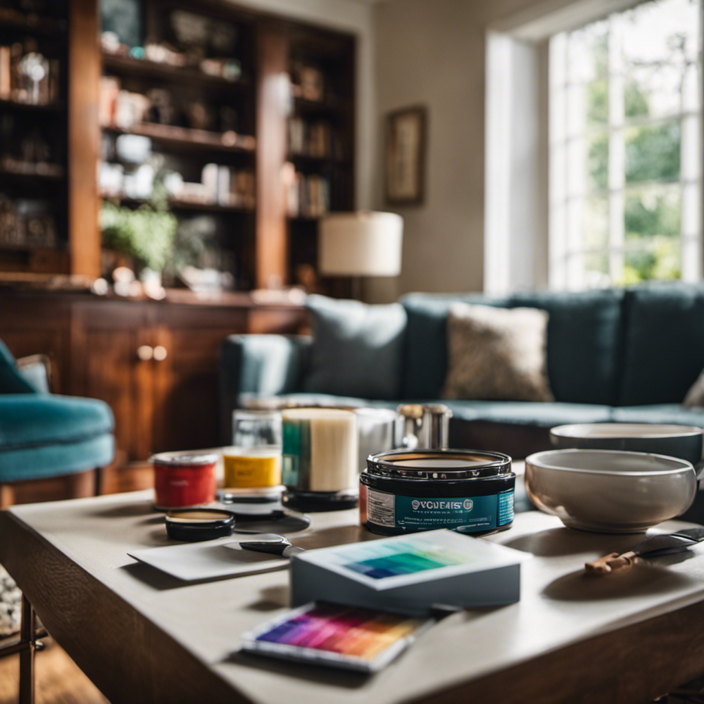 An image showcasing a well-lit living room with freshly painted walls in York