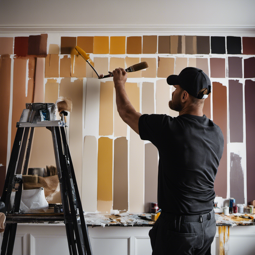 An image that captures the meticulous process of professional painting and decorating in York