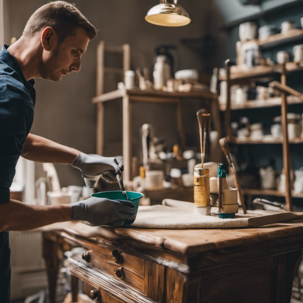 An image capturing the intricate process of professional interior painting in York