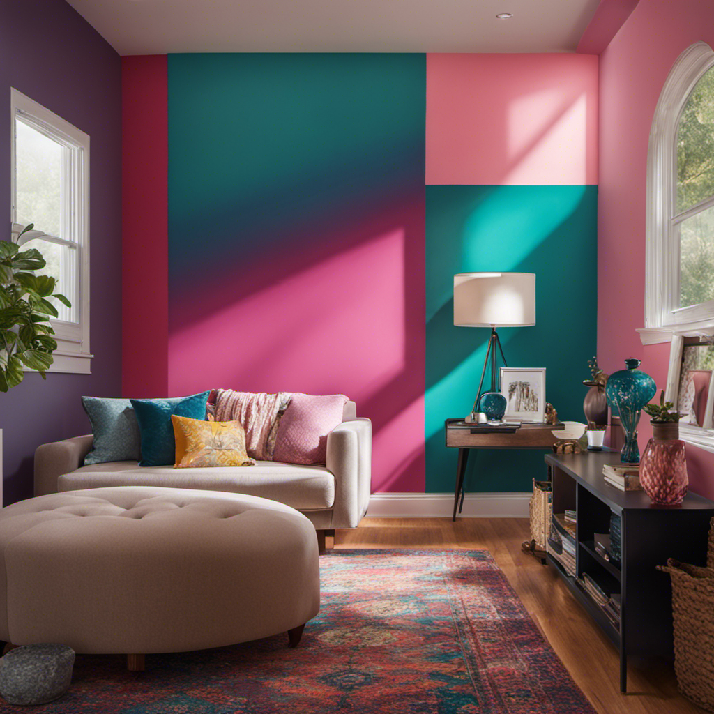 An image showcasing a room transformed by York's Affordable Interior Painting