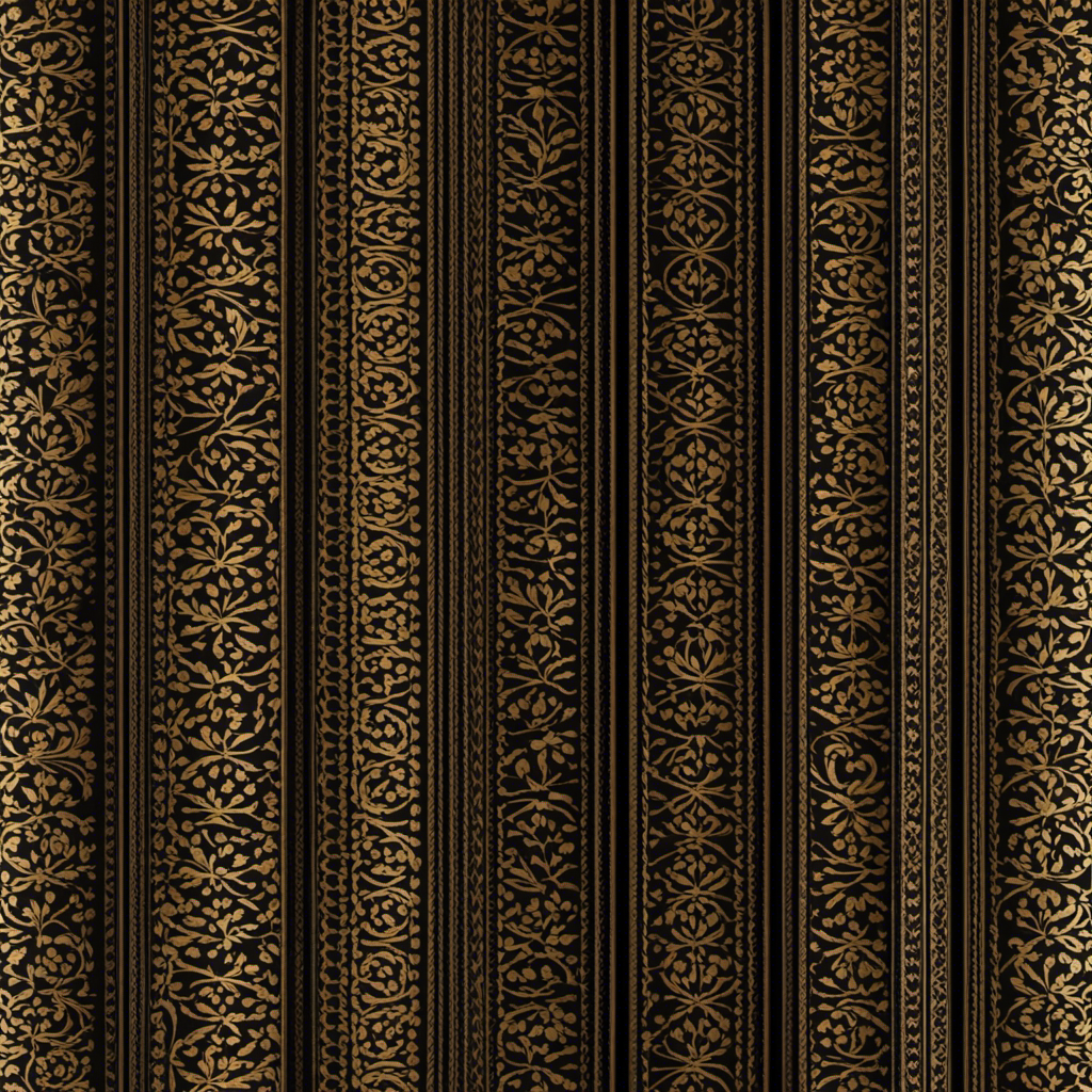 An image showcasing a perfectly aligned wallpaper pattern, with flawless corners and no visible seams