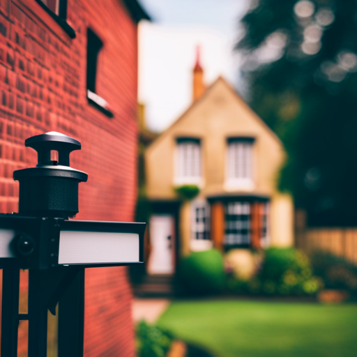 An image showcasing a picturesque house in York, its exterior expertly painted with precision and vibrant colors