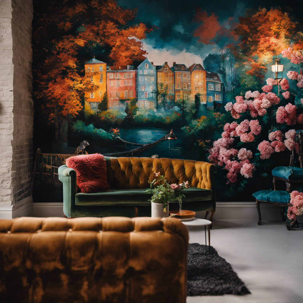 An image showcasing a meticulously painted wall in York's Ultimate Guide to Achieving a Perfect Paint Finish